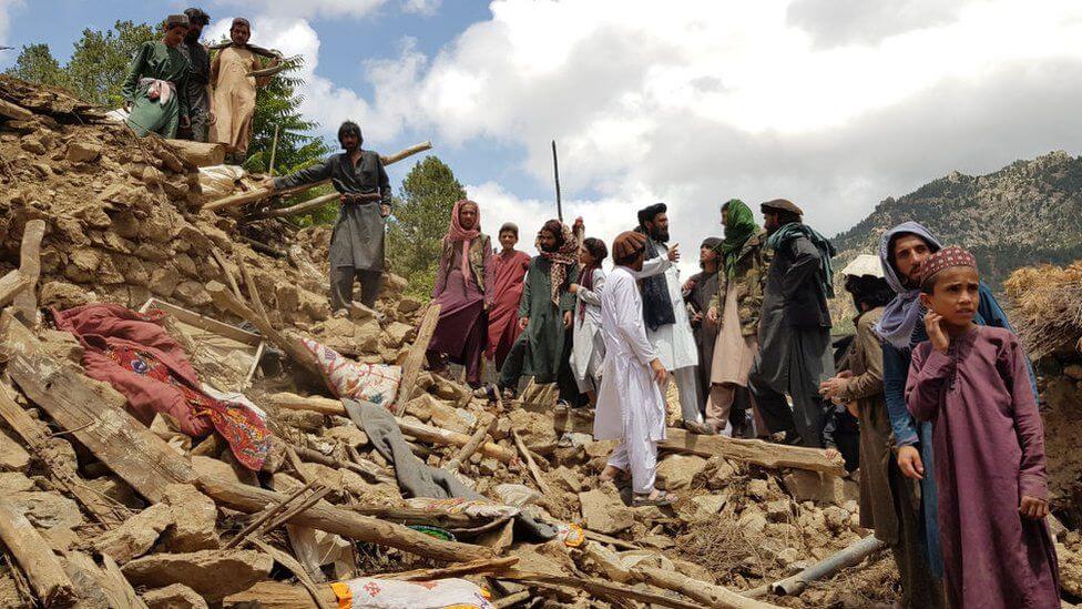 Dominoes of Disasters; Aid for Afghanistan